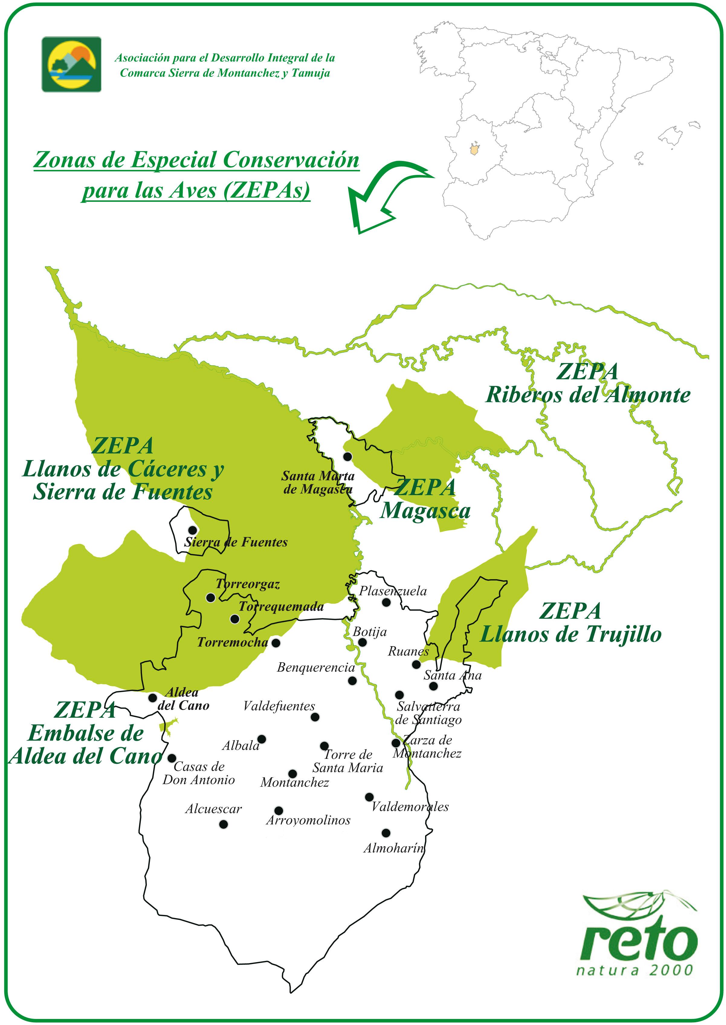 Resultado de imagen de zepa llanos de caceres y sierra de fuentes