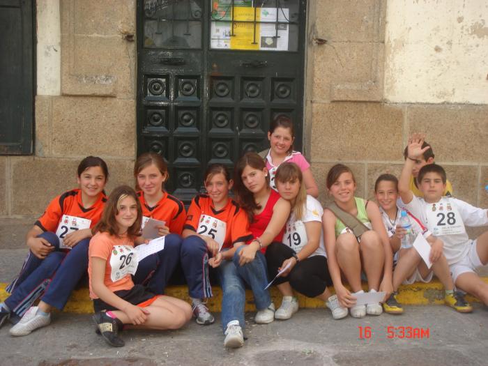 Participantes antes de la salida